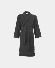 Peignoir éponge coton bio 420g/m² à personnaliser - Anthracite