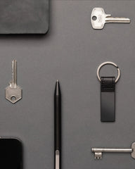 Porte-clés luxe en PU recyclé à personnaliser - 4