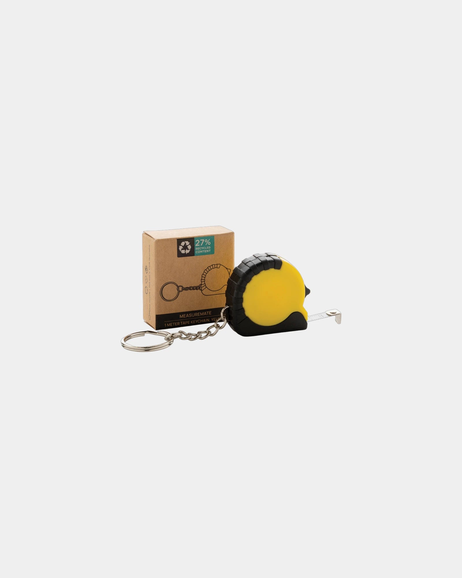 Porte-clés ABS recyclé RCS MeasureMate à personnaliser - 14
