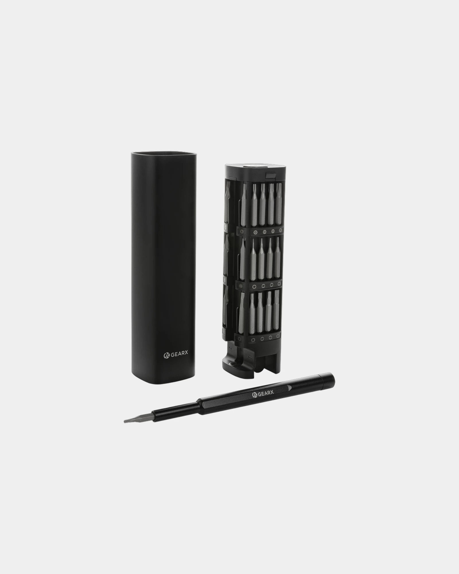 Set d'outils en aluminium recyclé 46 pcs à personnaliser - Noir