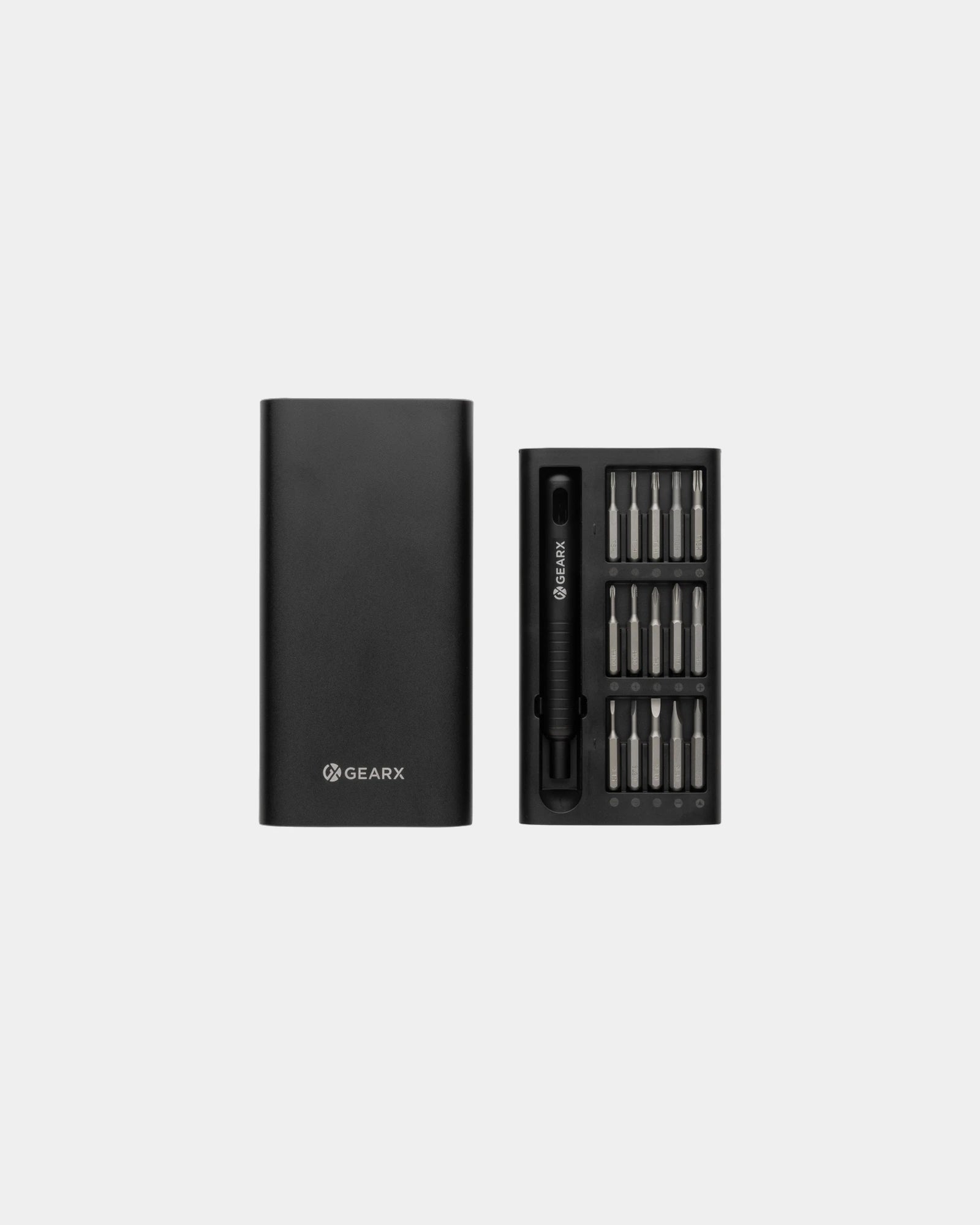 Set d'outils aluminium 31 pièces à personnaliser - Noir
