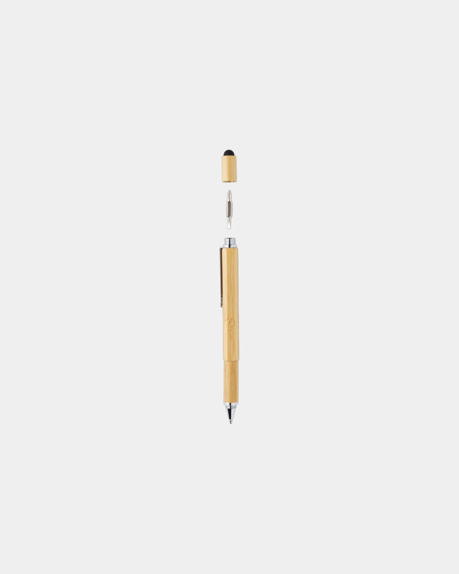 Boîte à outils 5 en 1 en bambou à personnaliser - 7