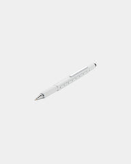 Stylo outil aluminium 5 en 1 à personnaliser - Blanc