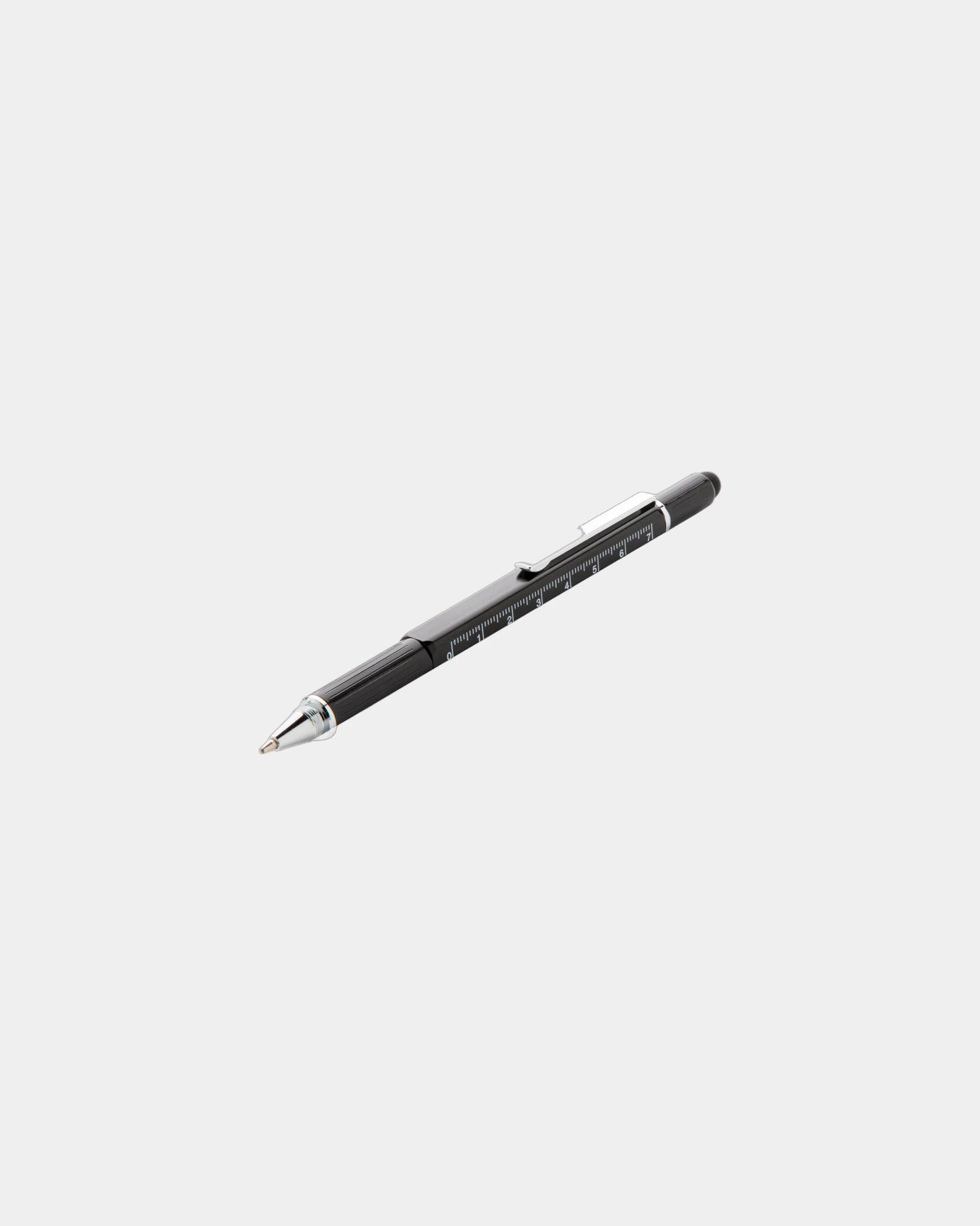 Stylo outil aluminium 5 en 1 à personnaliser - Noir