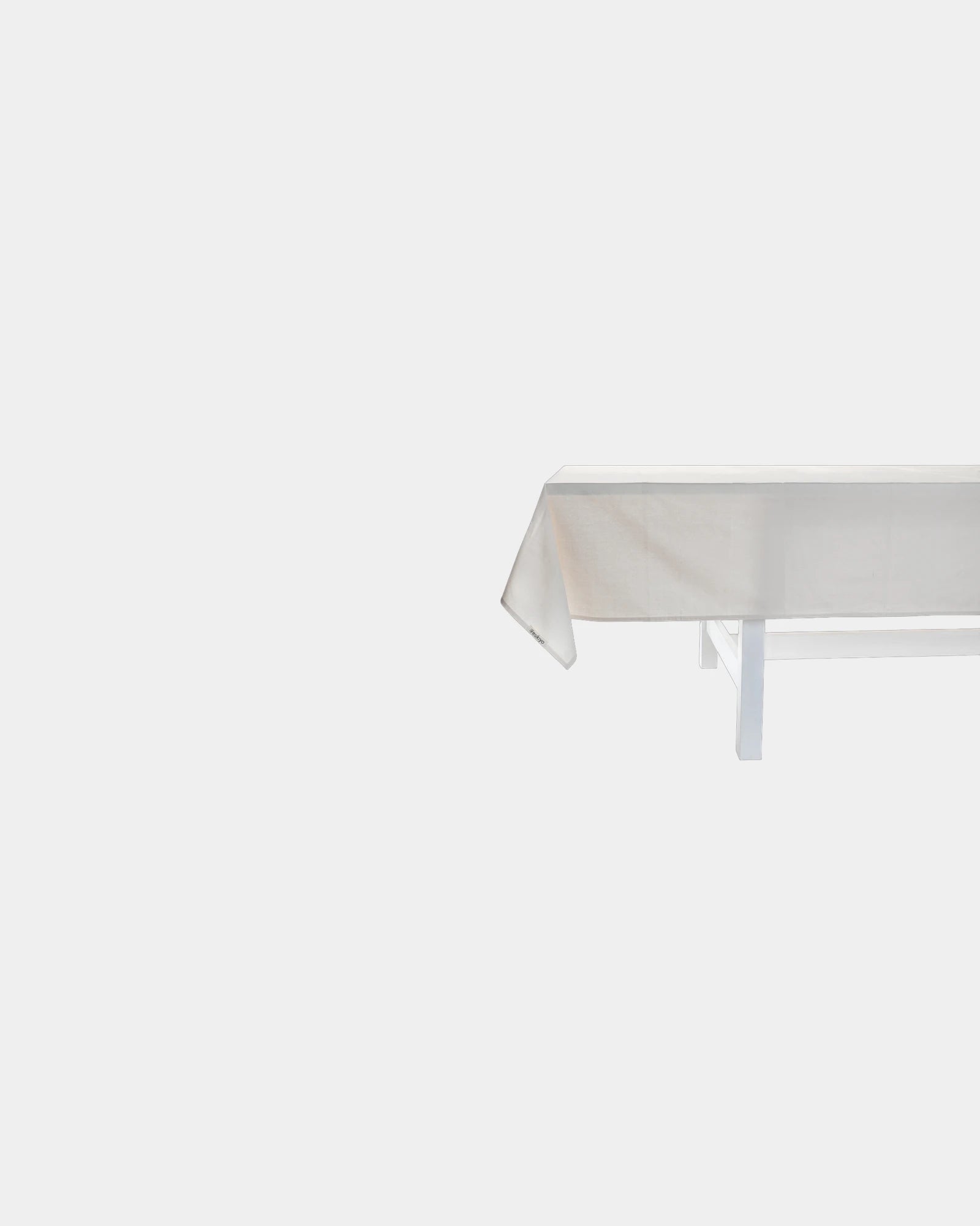 Nappe de table coton recyclé 250x140cm à personnaliser - 3