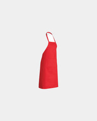 Tablier coton recyclé à personnaliser - Rouge