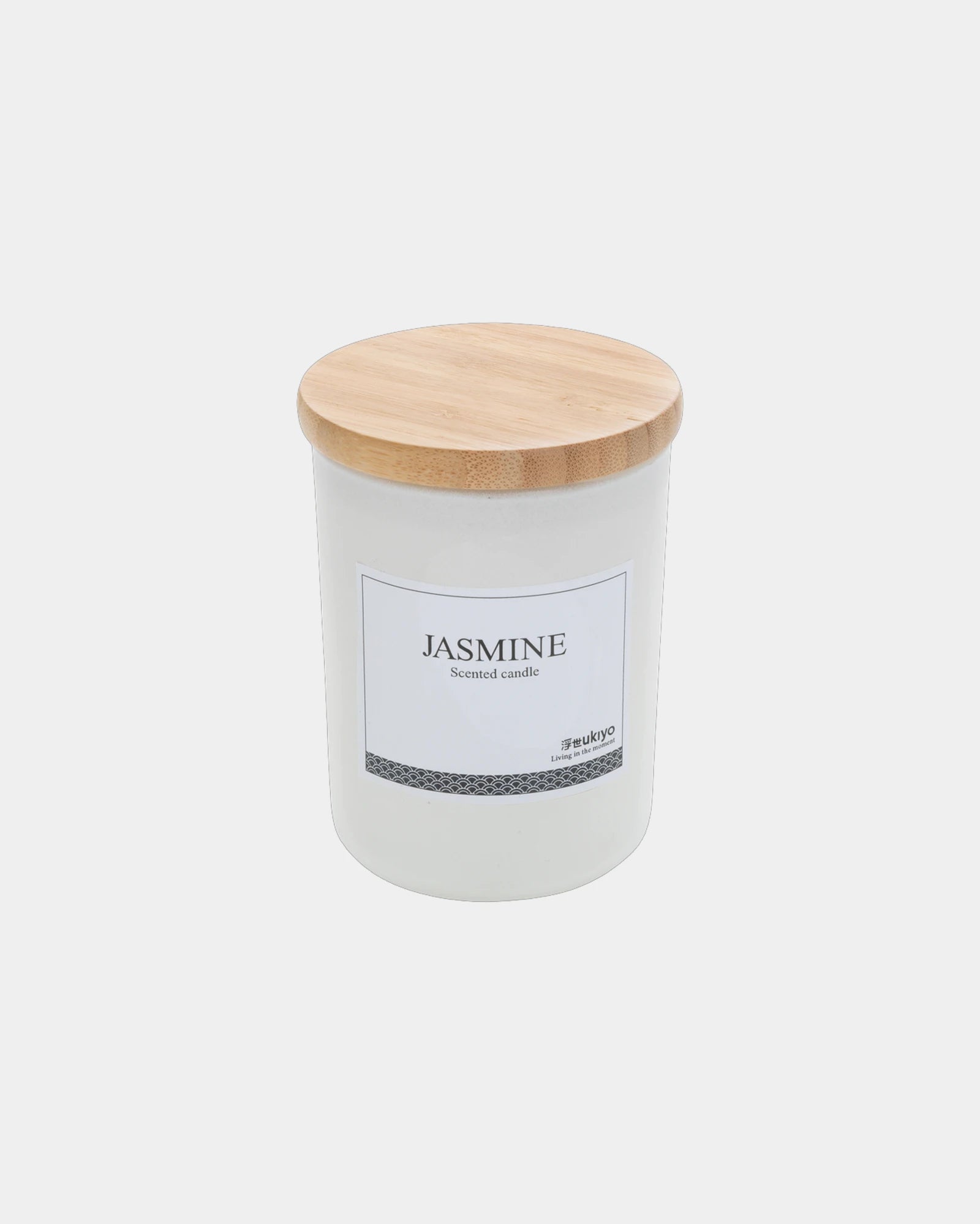 Bougie parfumée avec couvercle en bambou Ukiyo à personnaliser - 11