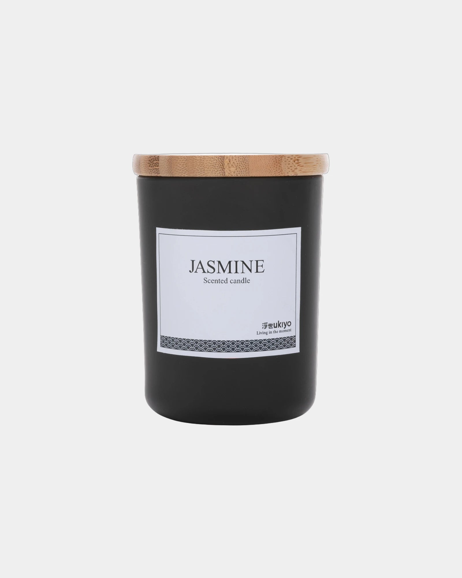 Bougie parfumée avec couvercle en bambou Ukiyo à personnaliser - 3