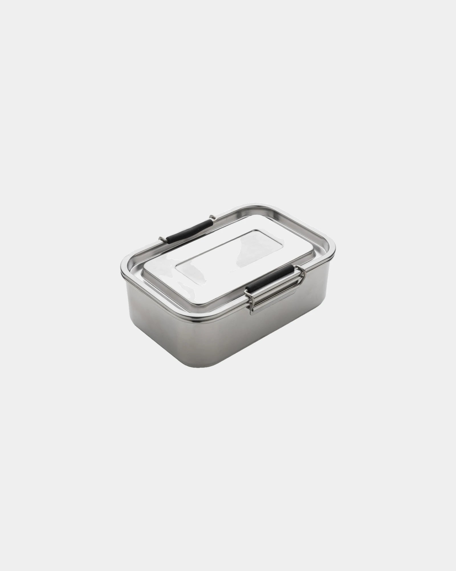 Lunch box étanche acier inoxydable recyclé 0,8L à personnaliser - Argent