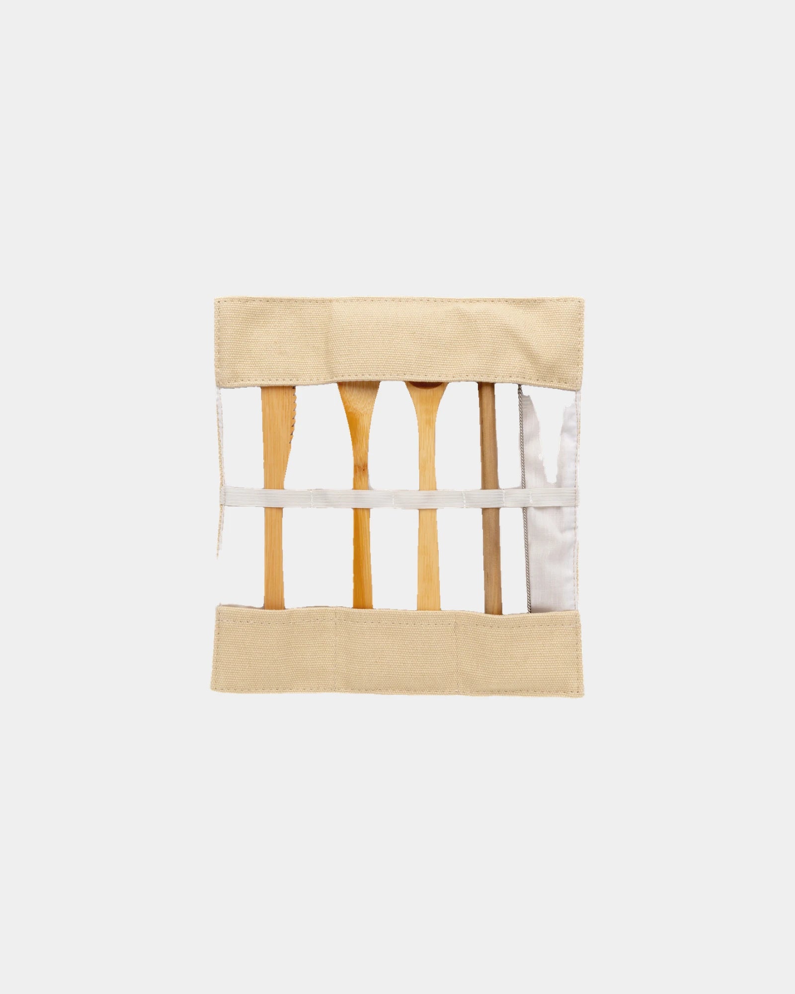 Set de couverts en bambou réutilisable à personnaliser