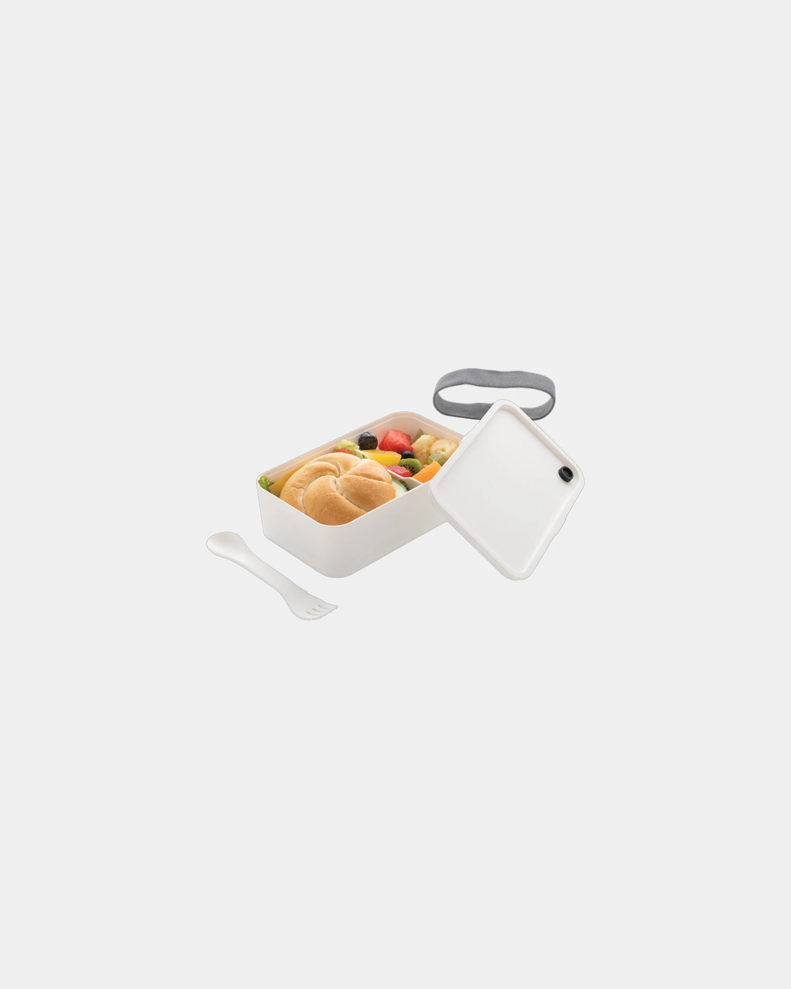 Boîte à lunch PP 0,8L avec cuillère-fourchette à personnaliser - 10