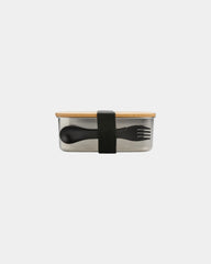 Boîte à lunch inox avec couvercle bambou 0,9L - 5