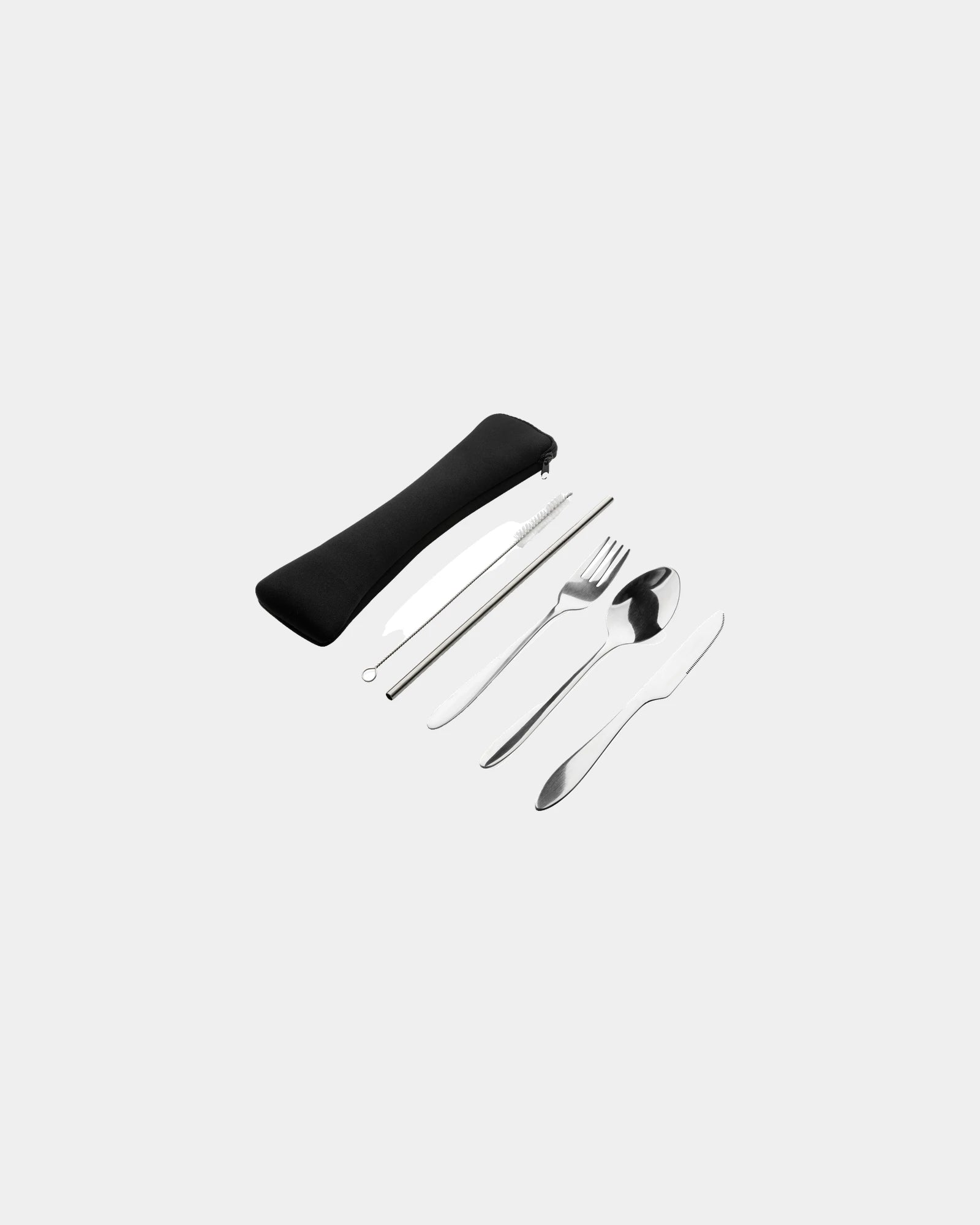 Set de 4 couverts inox à personnaliser - Argent