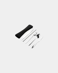 Set de 4 couverts inox à personnaliser - Argent