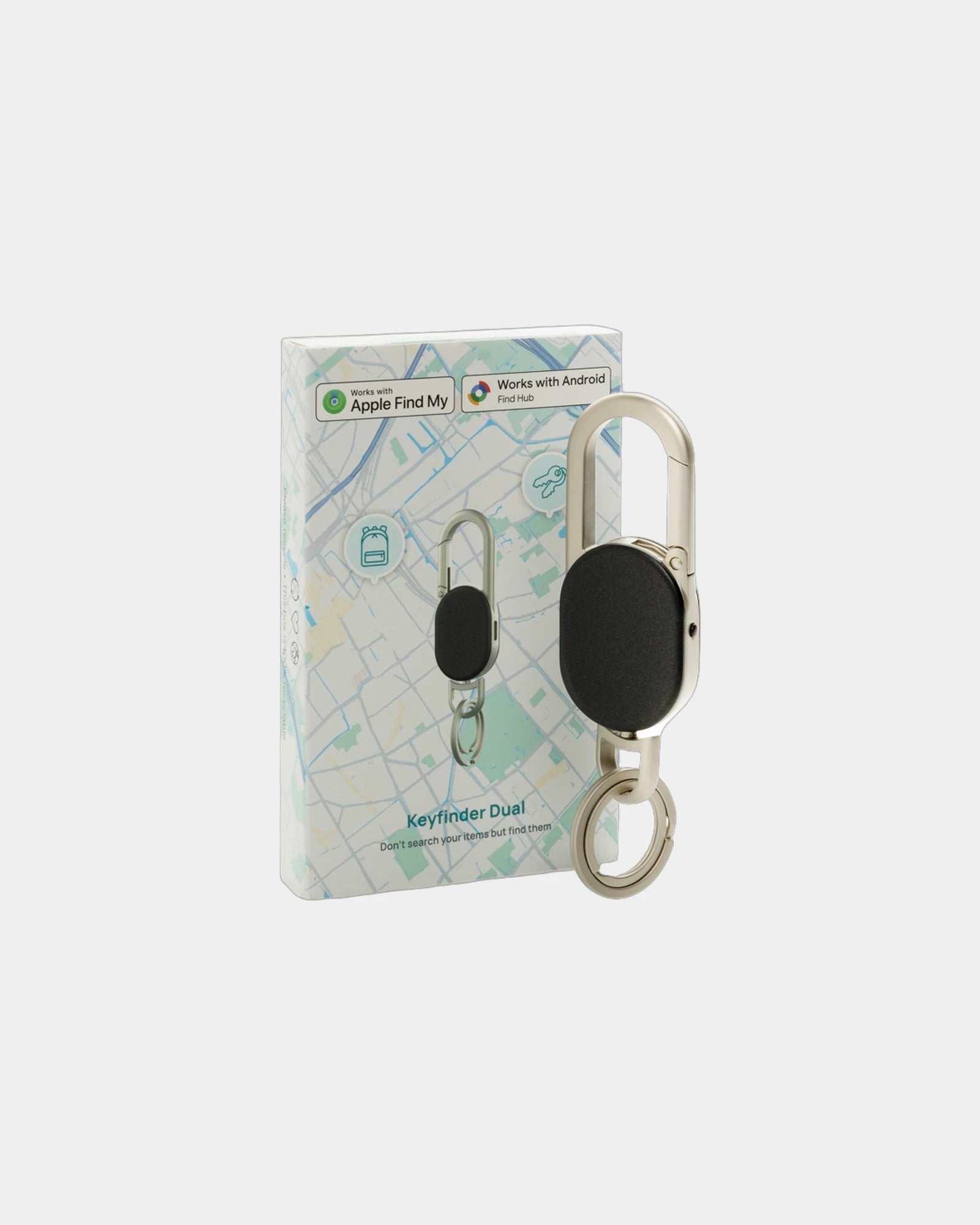 Porte-clés géolocalisation Keyfinder Dual à personnaliser - 1