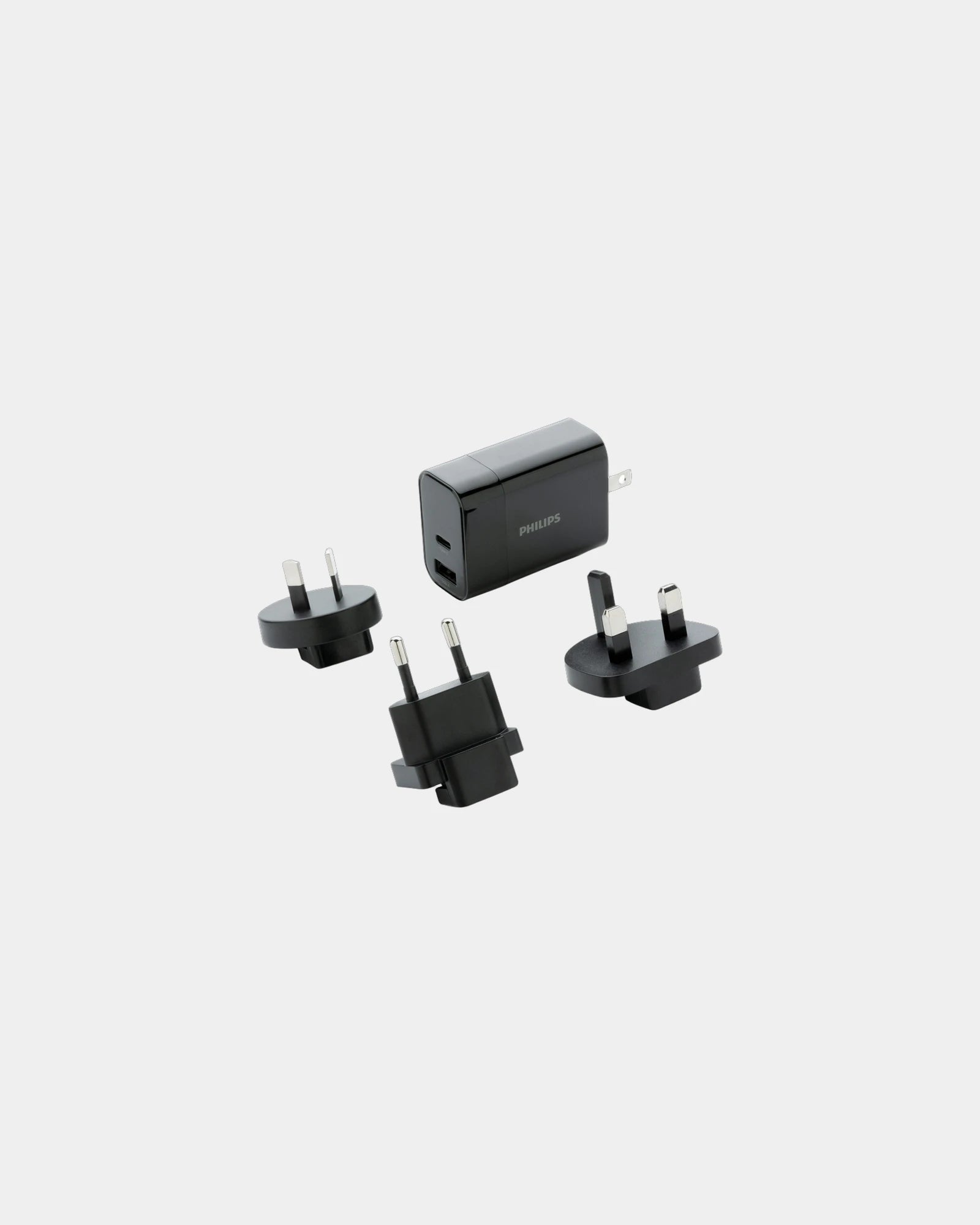 Chargeur USB 30W Ultra Rapide Philips à personnaliser - Noir
