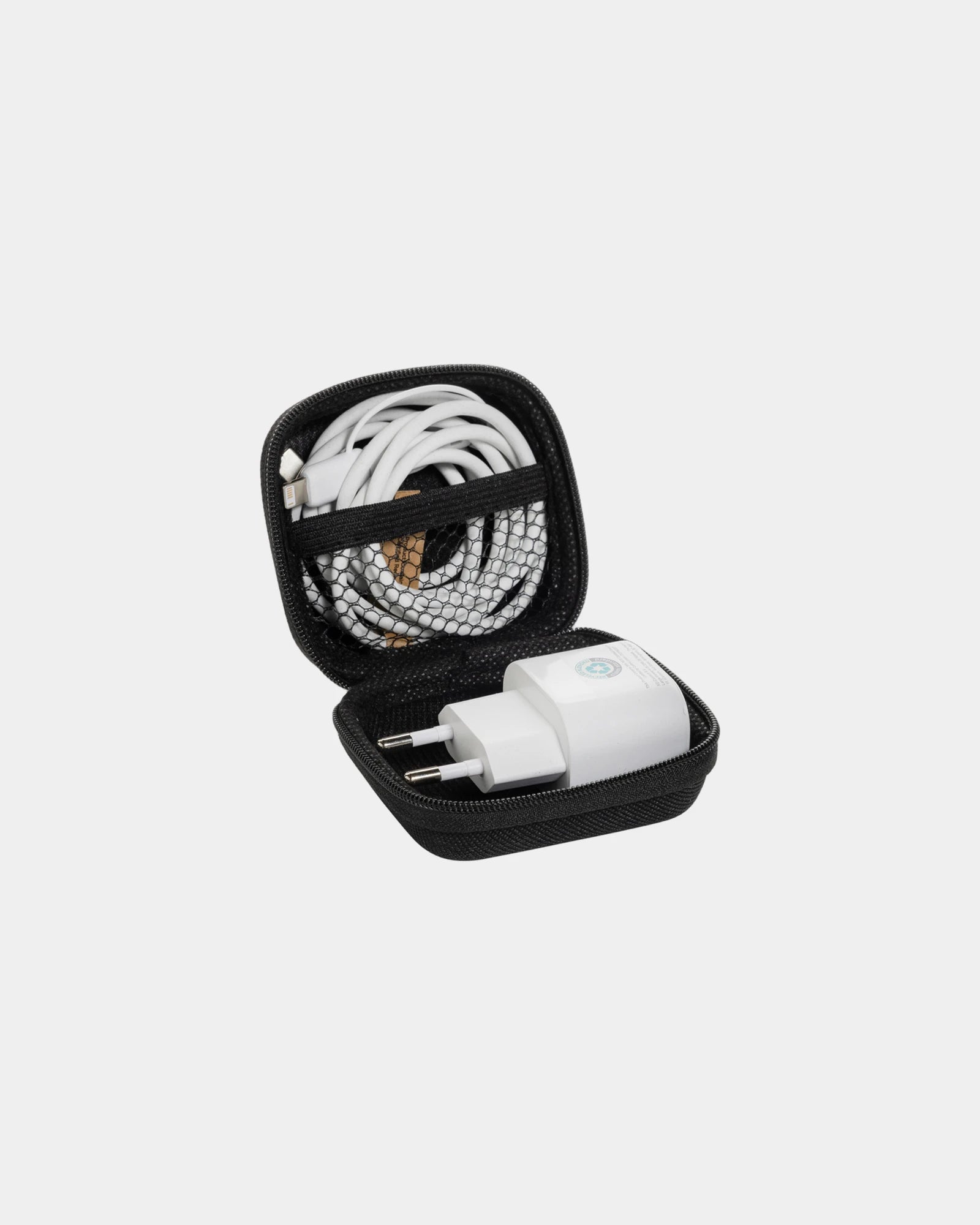 Set câble et chargeur 20W en PET recyclé à personnaliser - 2