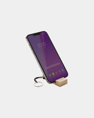 Support téléphone en bambou à personnaliser - 1