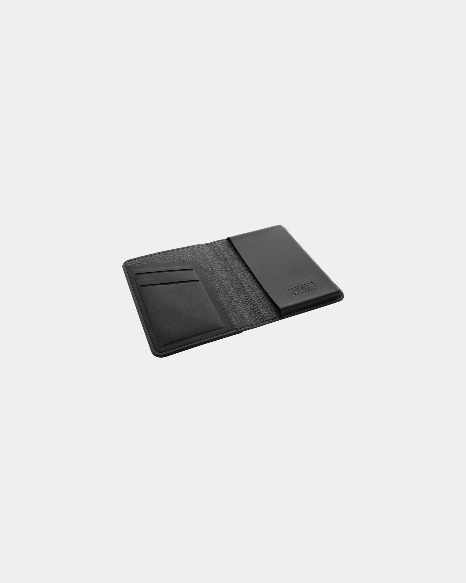 Porte-passeport recyclé RCS à personnaliser - Noir