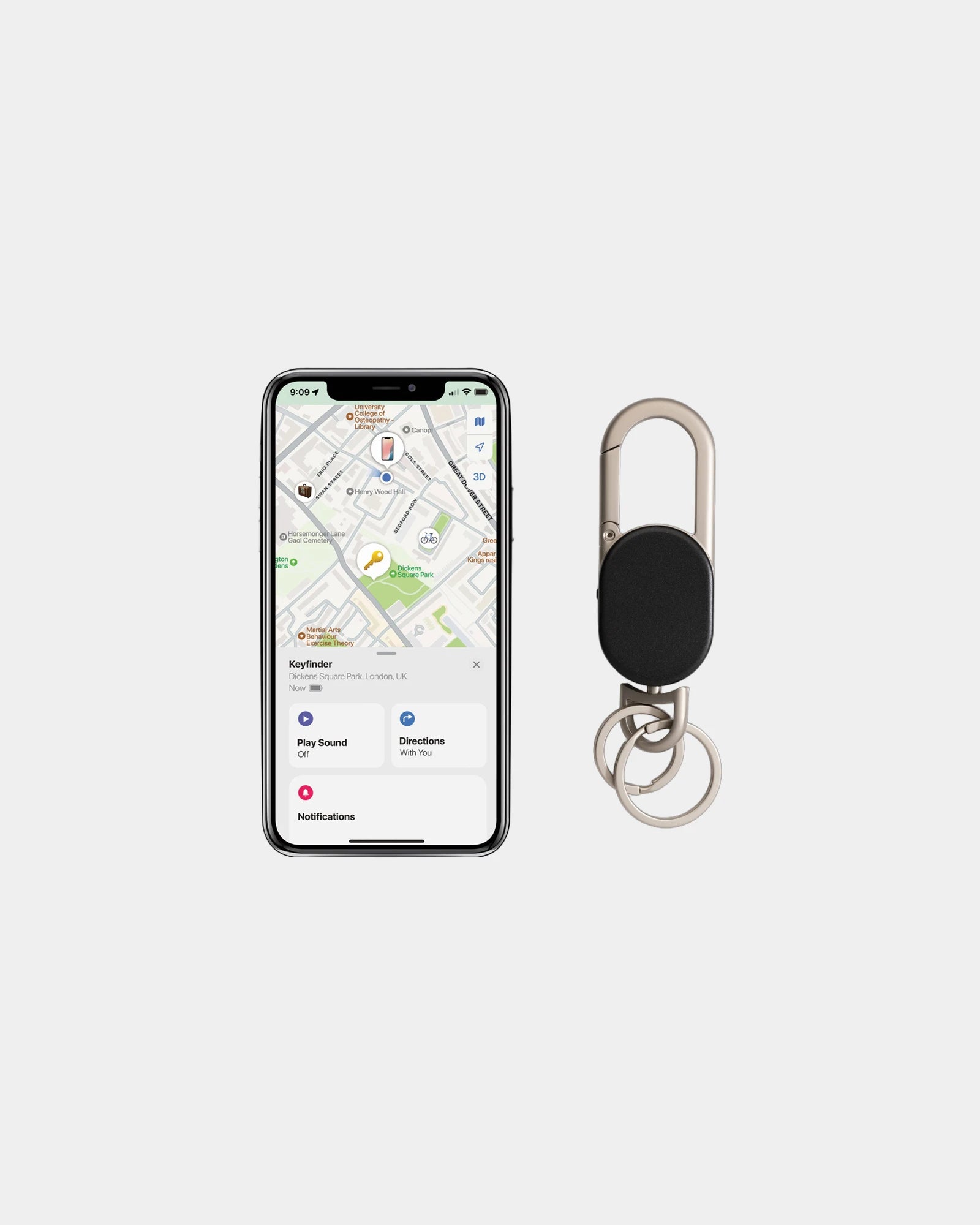 Porte-clés géolocalisation USB-C à personnaliser - 3