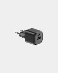 Chargeur 20W GaN en plastique RCS Urban Vitamin Monterey à personnaliser - Noir
