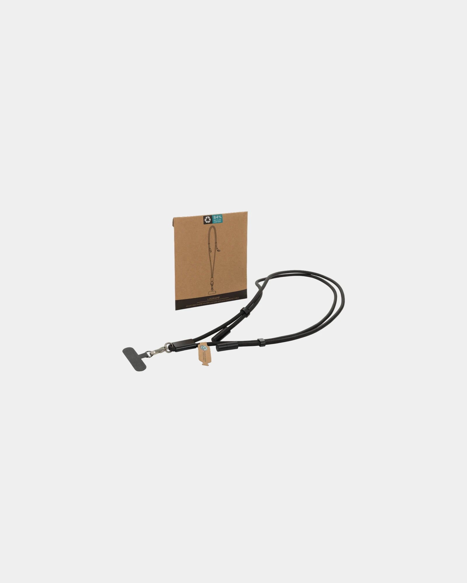 Cordon téléphone rPET 160 cm à personnaliser - 1