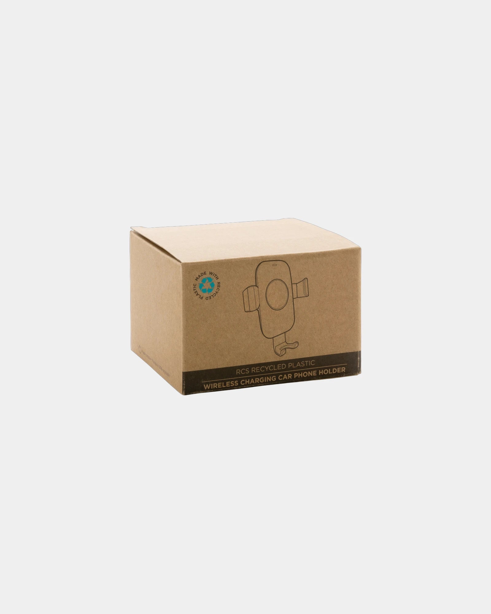 Support voiture chargeur sans fil recyclé RCS à personnaliser - 4