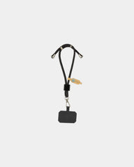 Bracelet téléphone réglable en rPET à personnaliser - Noir