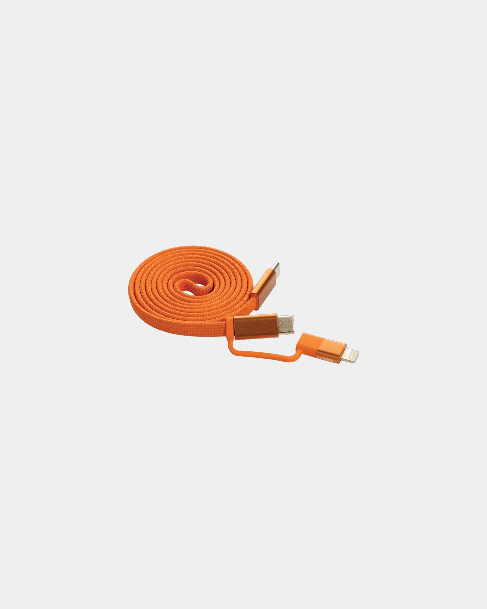 Câble magnétique 60W 2 en 1 à personnaliser - Orange
