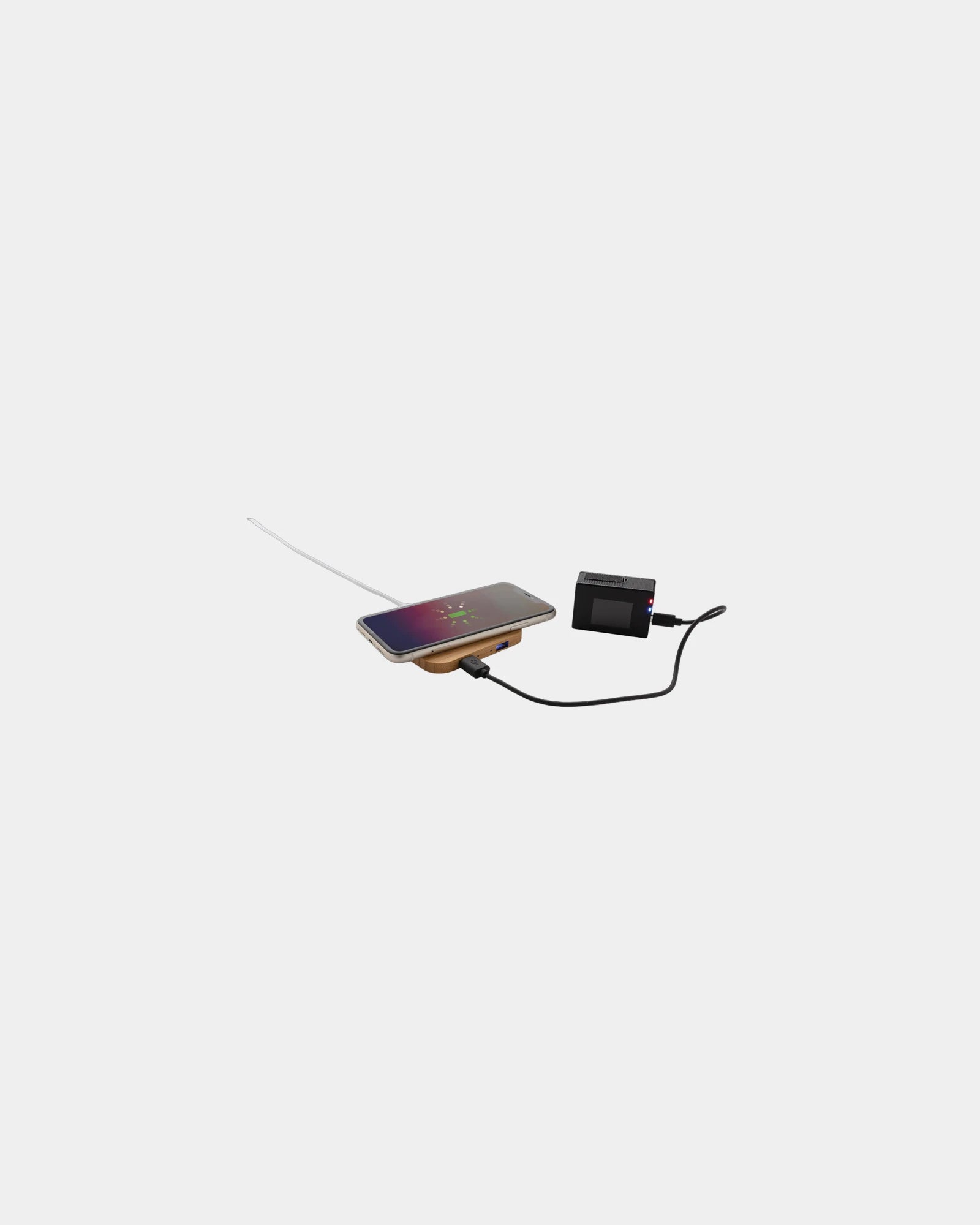 Chargeur sans fil bambou 5W à personnaliser - 3