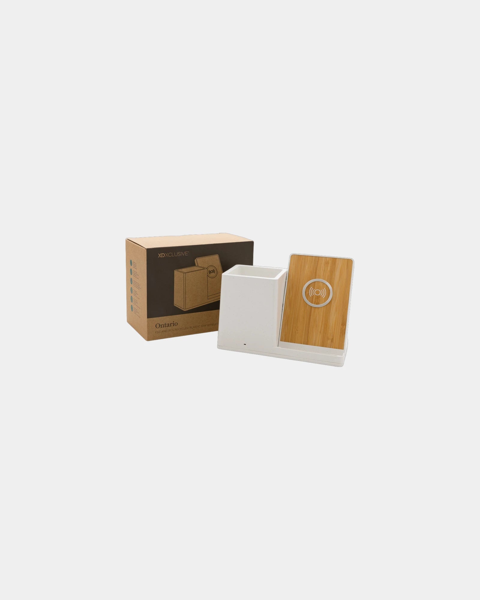Chargeur sans fil 10W ABS recyclé à personnaliser - 7