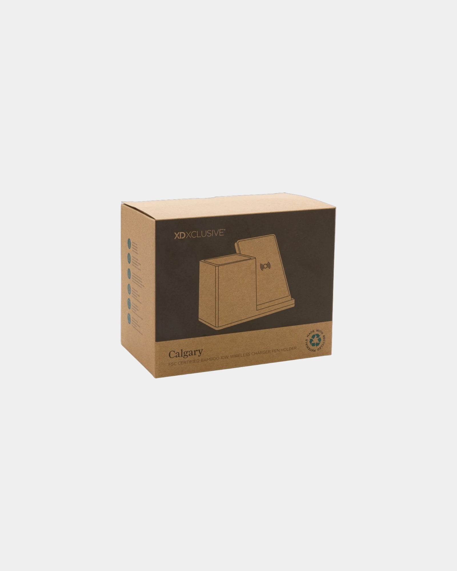 Chargeur sans fil 10W en bambou à personnaliser - 3
