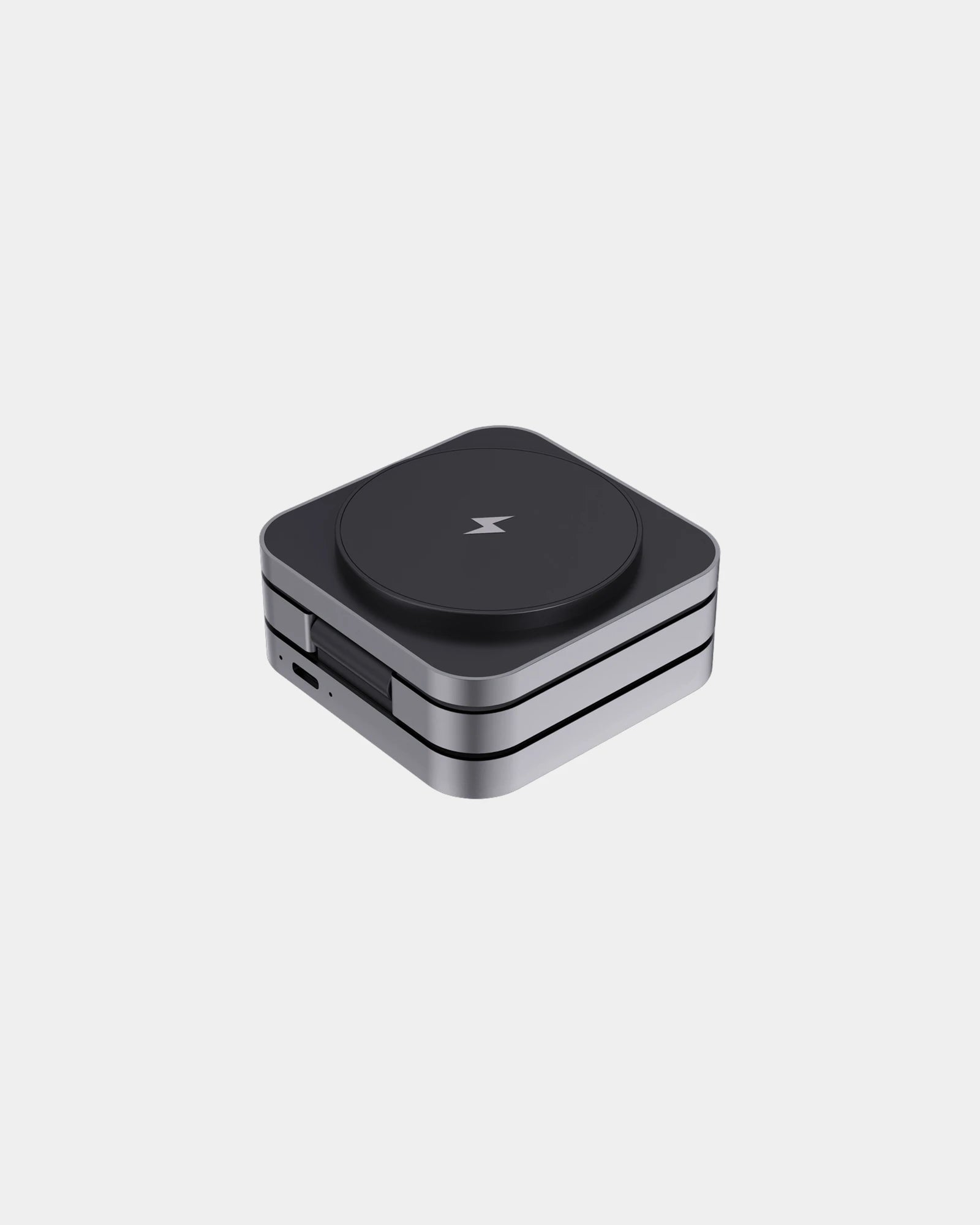 Chargeur 15W pliable aluminium recyclé à personnaliser - 2