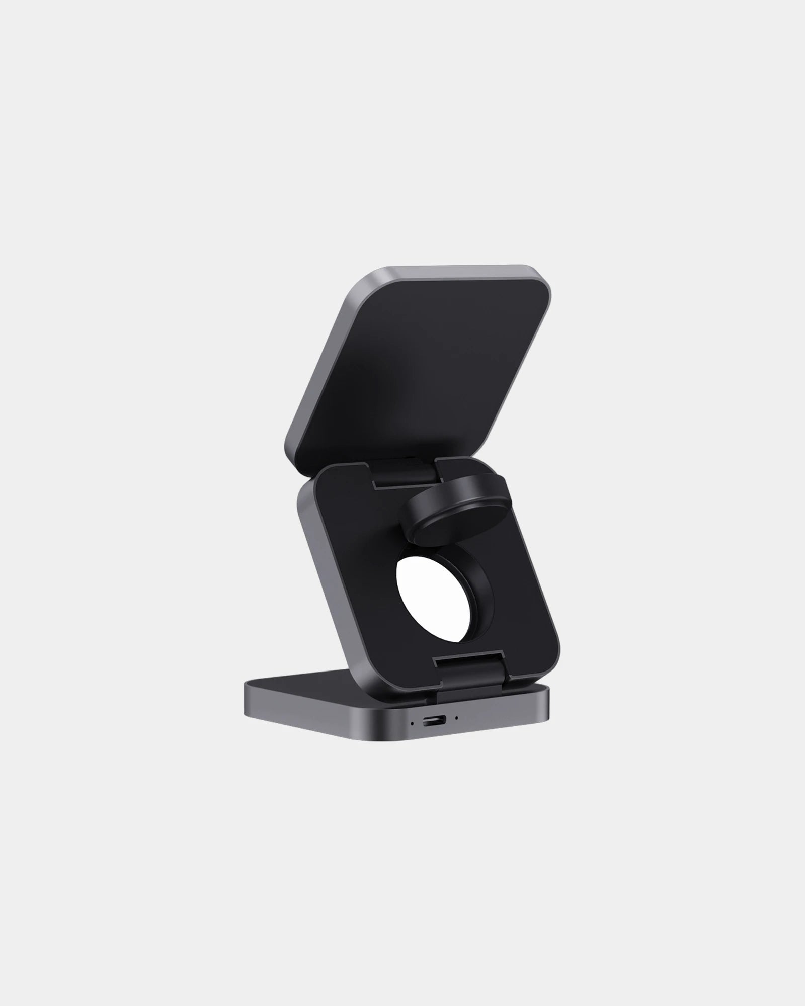 Chargeur 15W pliable aluminium recyclé à personnaliser - 4