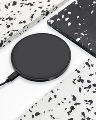 Chargeur induction 10W en plastique recyclé à personnaliser - 5