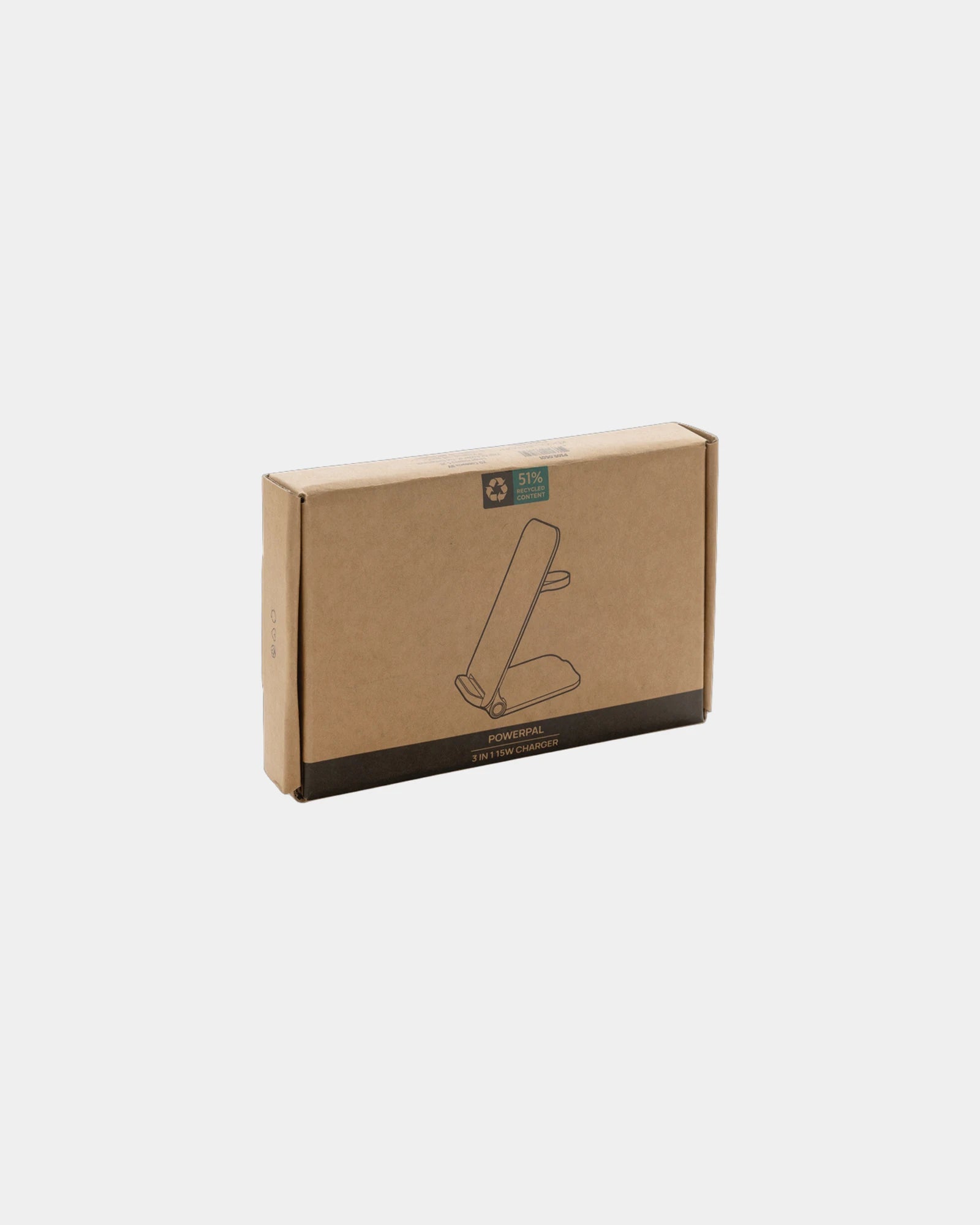 Chargeur sans fil 3en1 plastique recyclé RCS à personnaliser - 6
