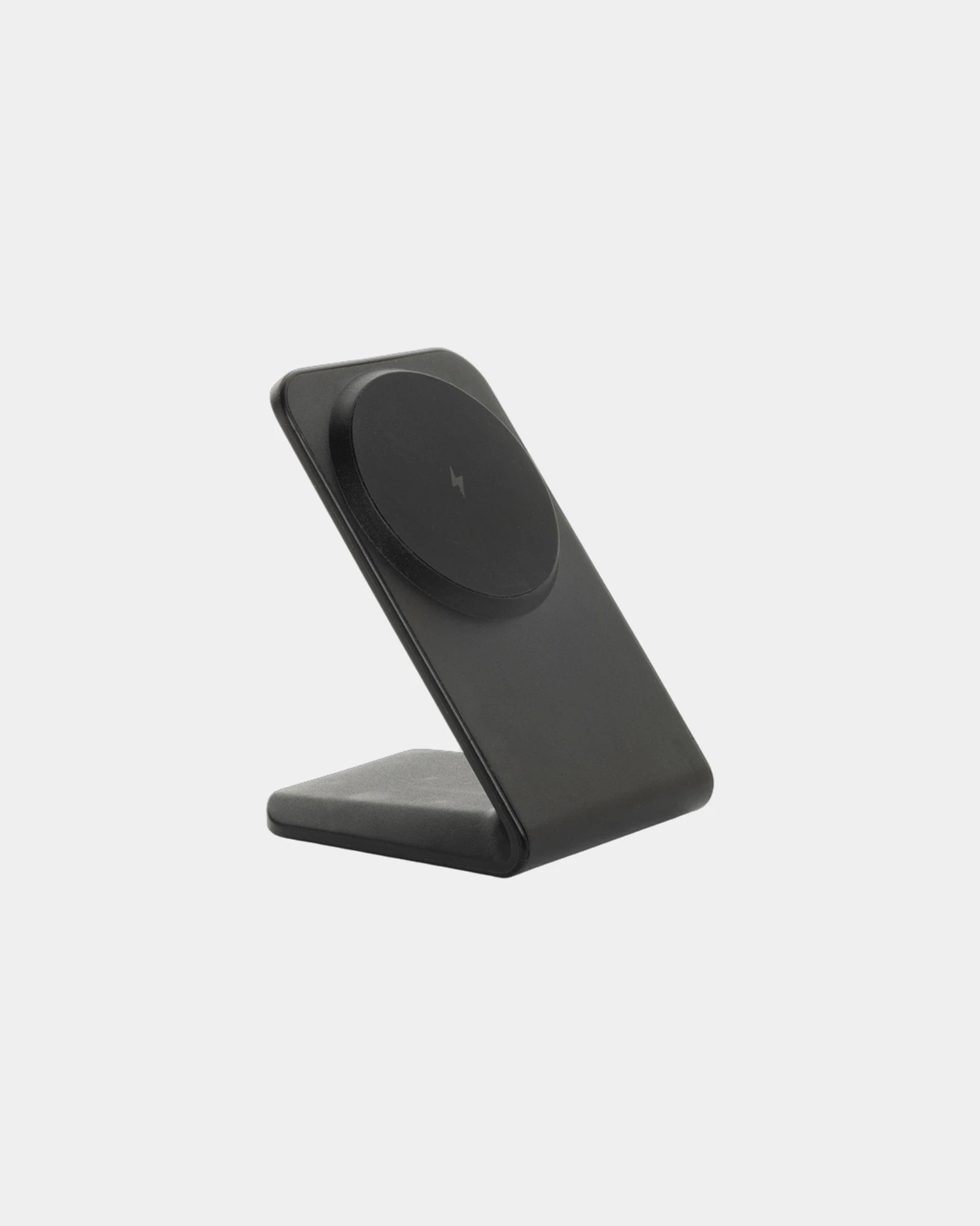 Chargeur magnétique 15W en plastique recyclé à personnaliser - Noir