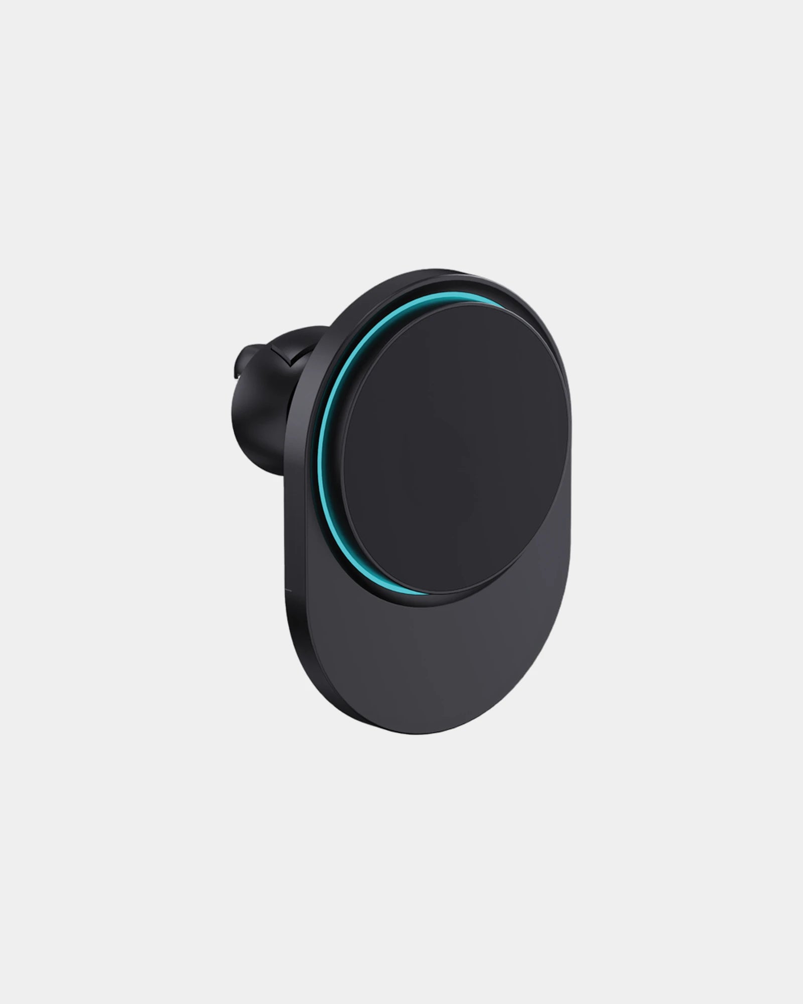 Support magnétique 15W en plastique recyclé à personnaliser - Noir