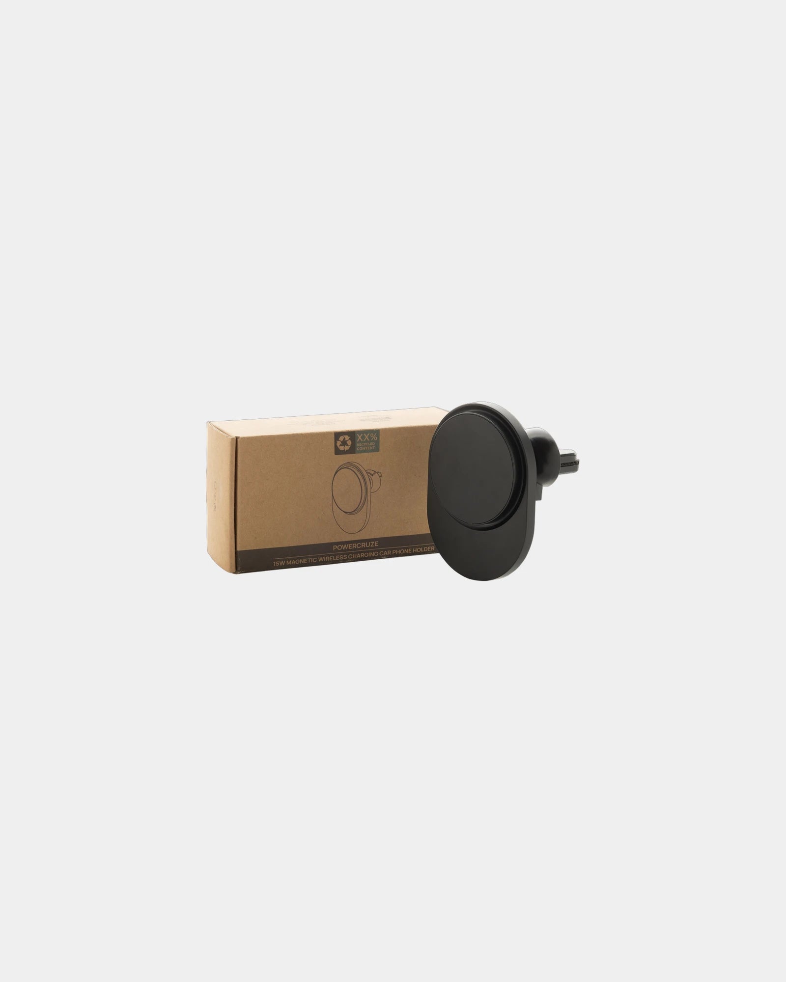 Support magnétique 15W en plastique recyclé à personnaliser - 1