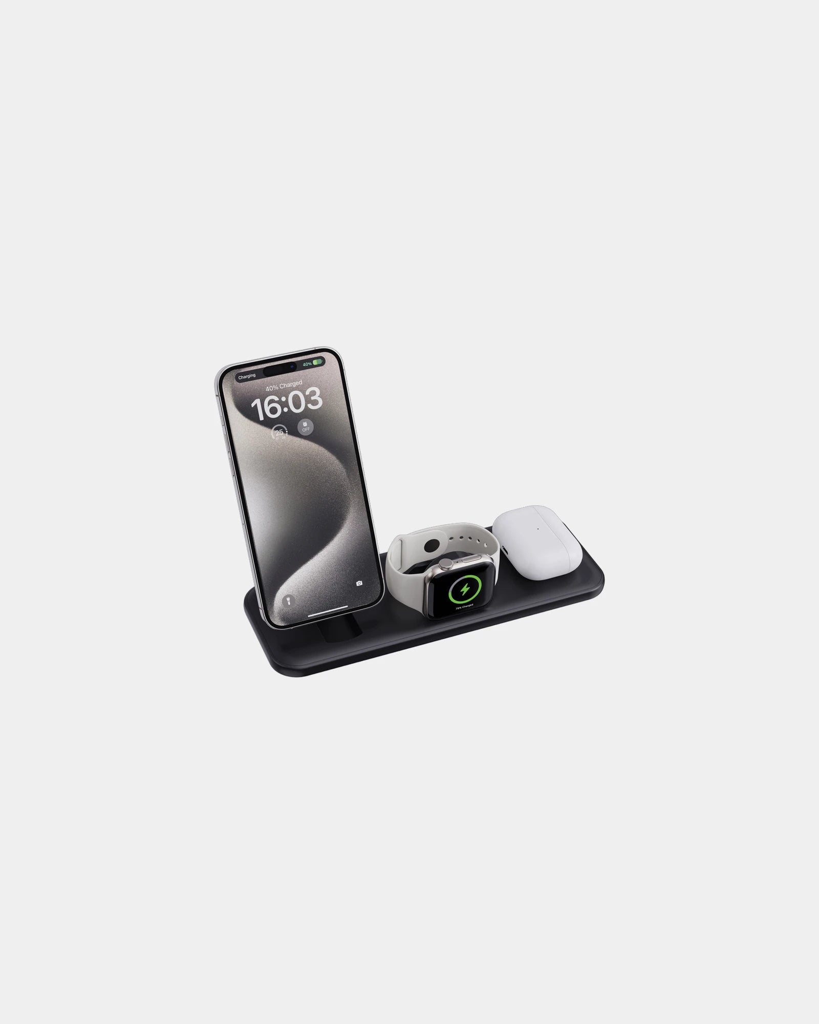 Chargeur 3 en 1 magnétique 15W Urban Vitamin Torrance à personnaliser - 1