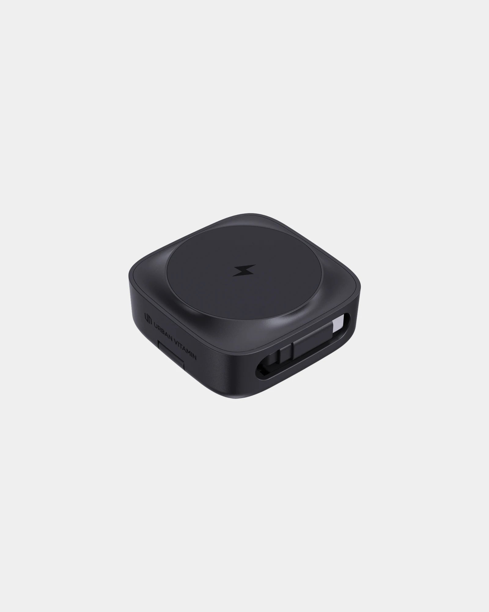 Chargeur sans fil magnétique 15W Urban Vitamin Golet à personnaliser - Noir
