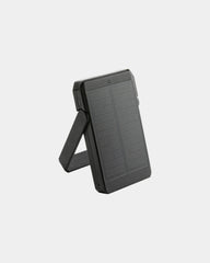 Powerbank solaire 5000 mAh en ABS recyclé à personnaliser - Noir