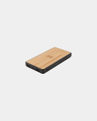 Batterie de secours 8000mAh en plastique recyclé à personnaliser - Marron