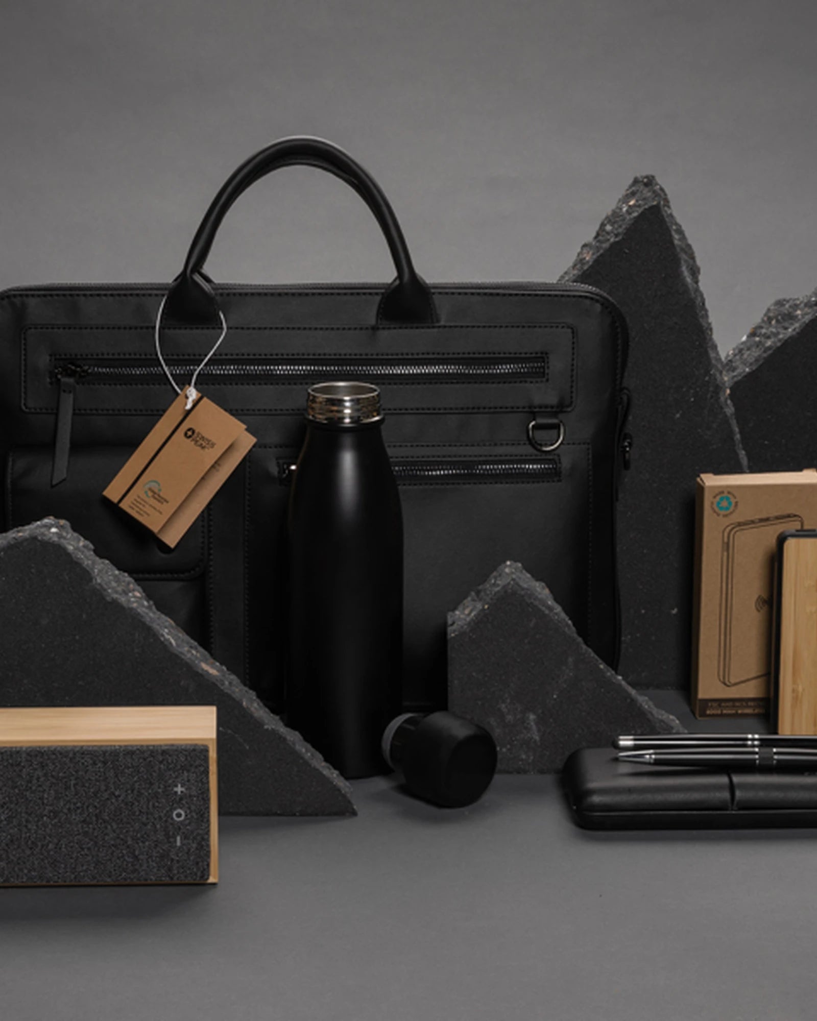 Batterie de secours 8000mAh en plastique recyclé à personnaliser - 9