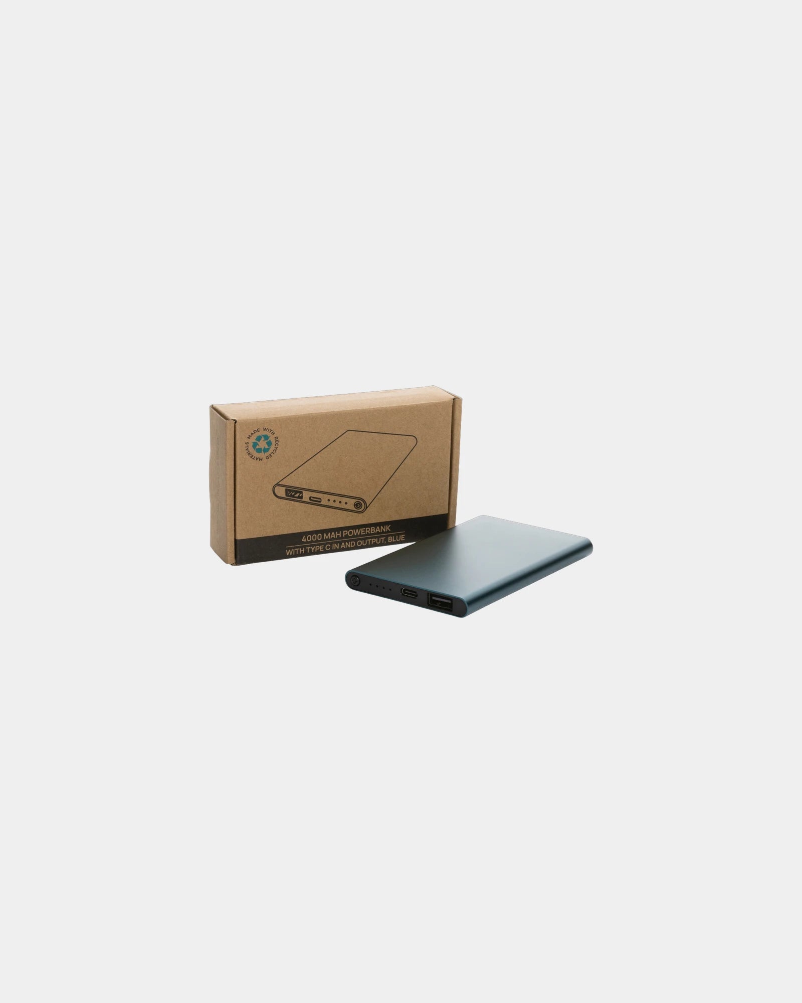 Powerbank 4000mAh en plastique recyclé à personnaliser - 22