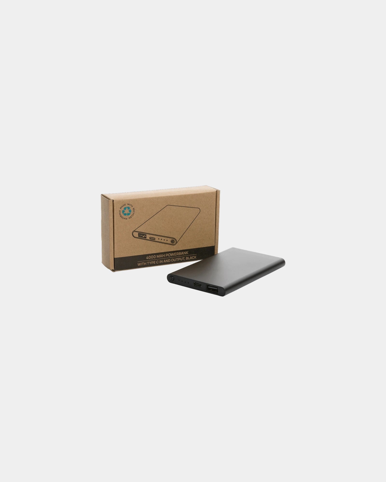 Powerbank 4000mAh en plastique recyclé à personnaliser - 10