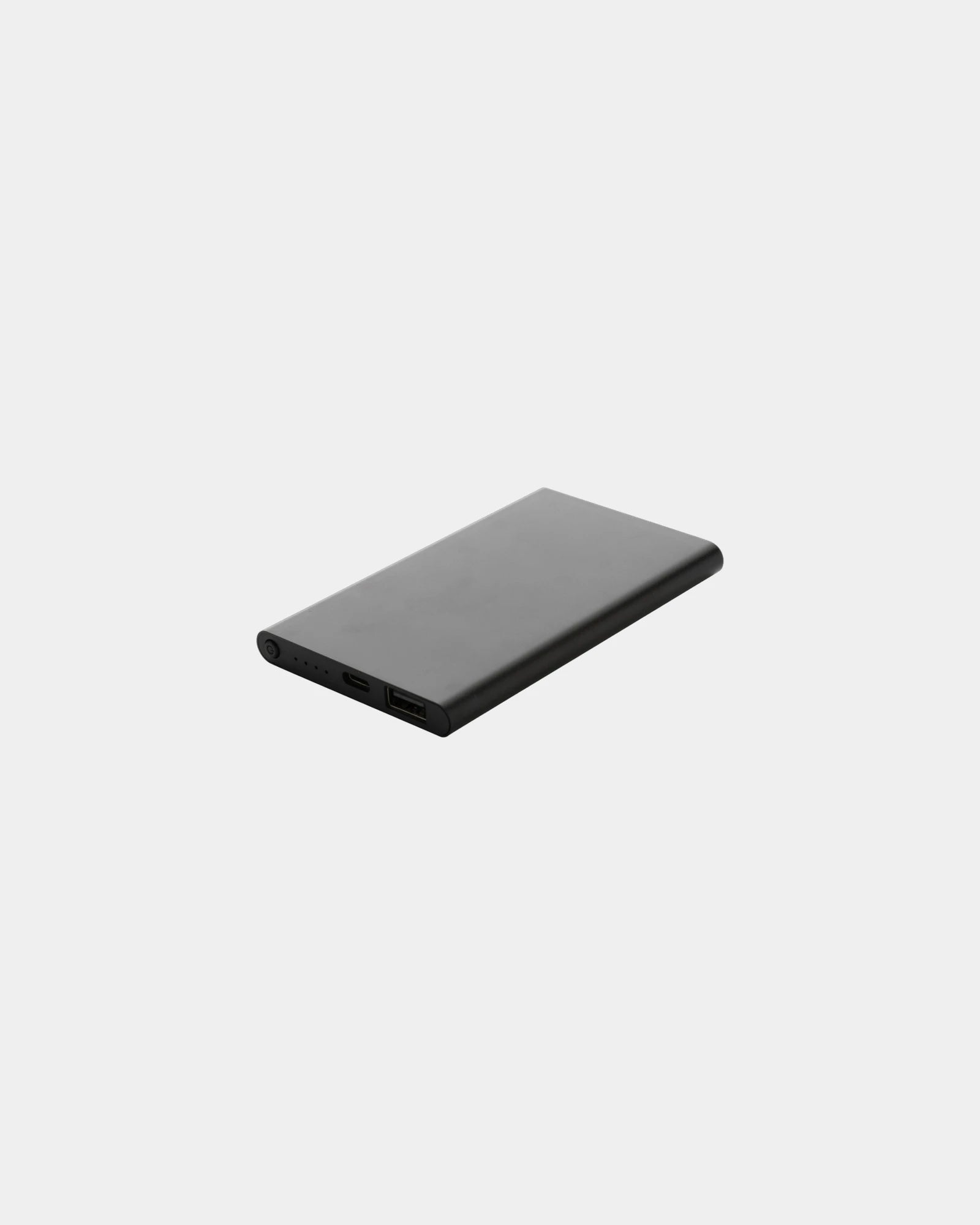 Powerbank 4000mAh en plastique recyclé à personnaliser - Noir