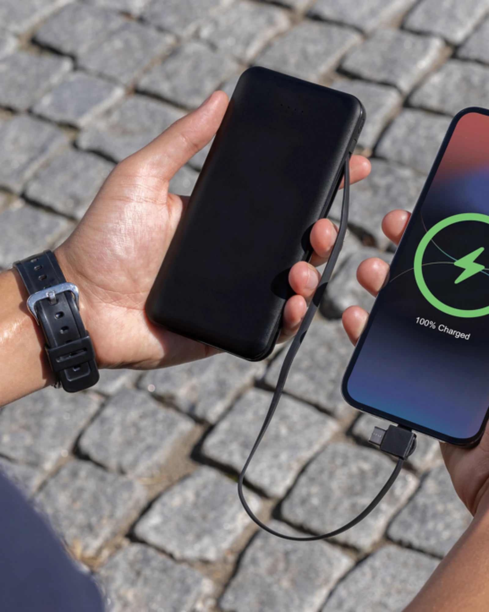 Powerbank 10.000 mAh en plastique recyclé à personnaliser - 9
