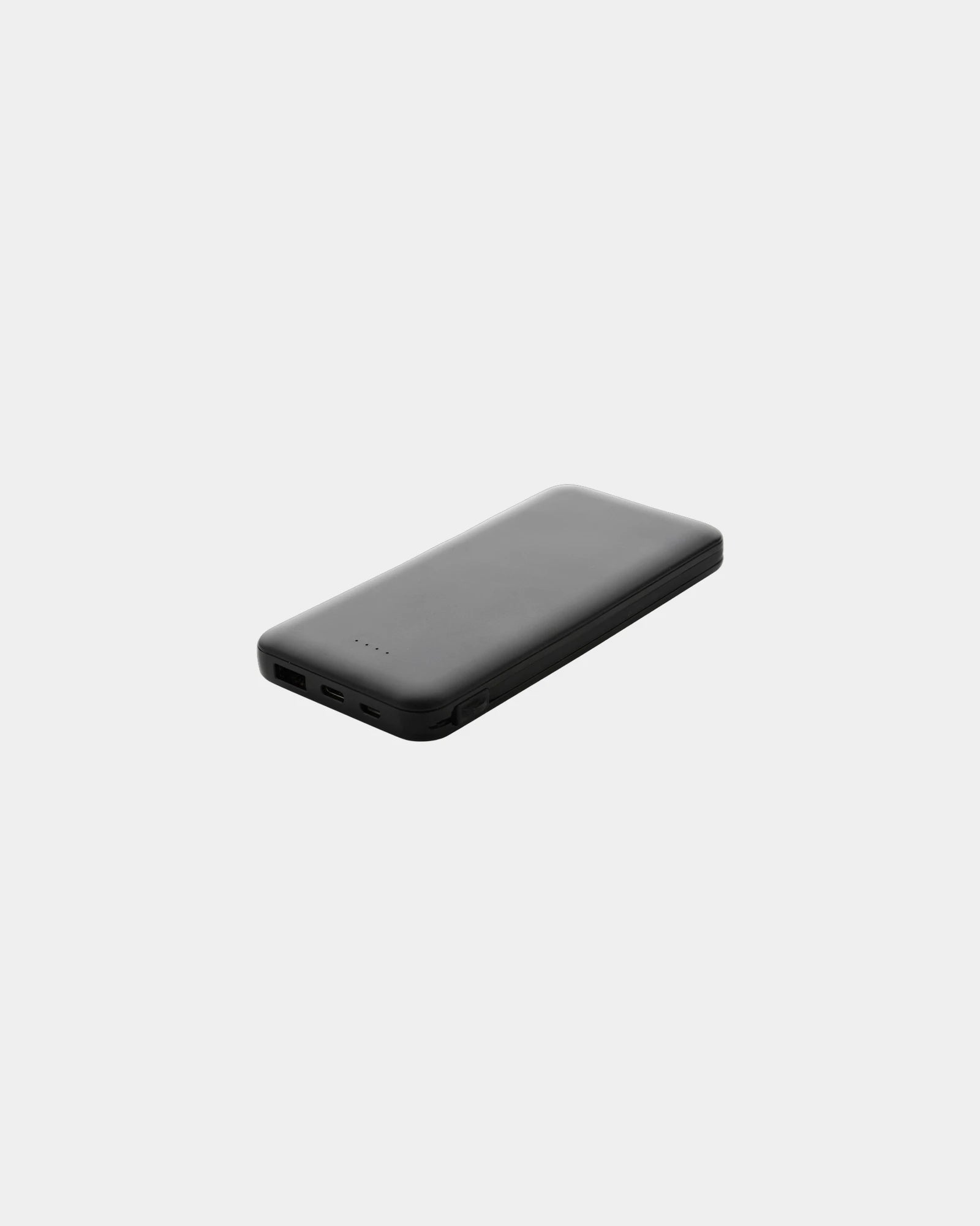 Powerbank 10.000 mAh en plastique recyclé à personnaliser - Noir