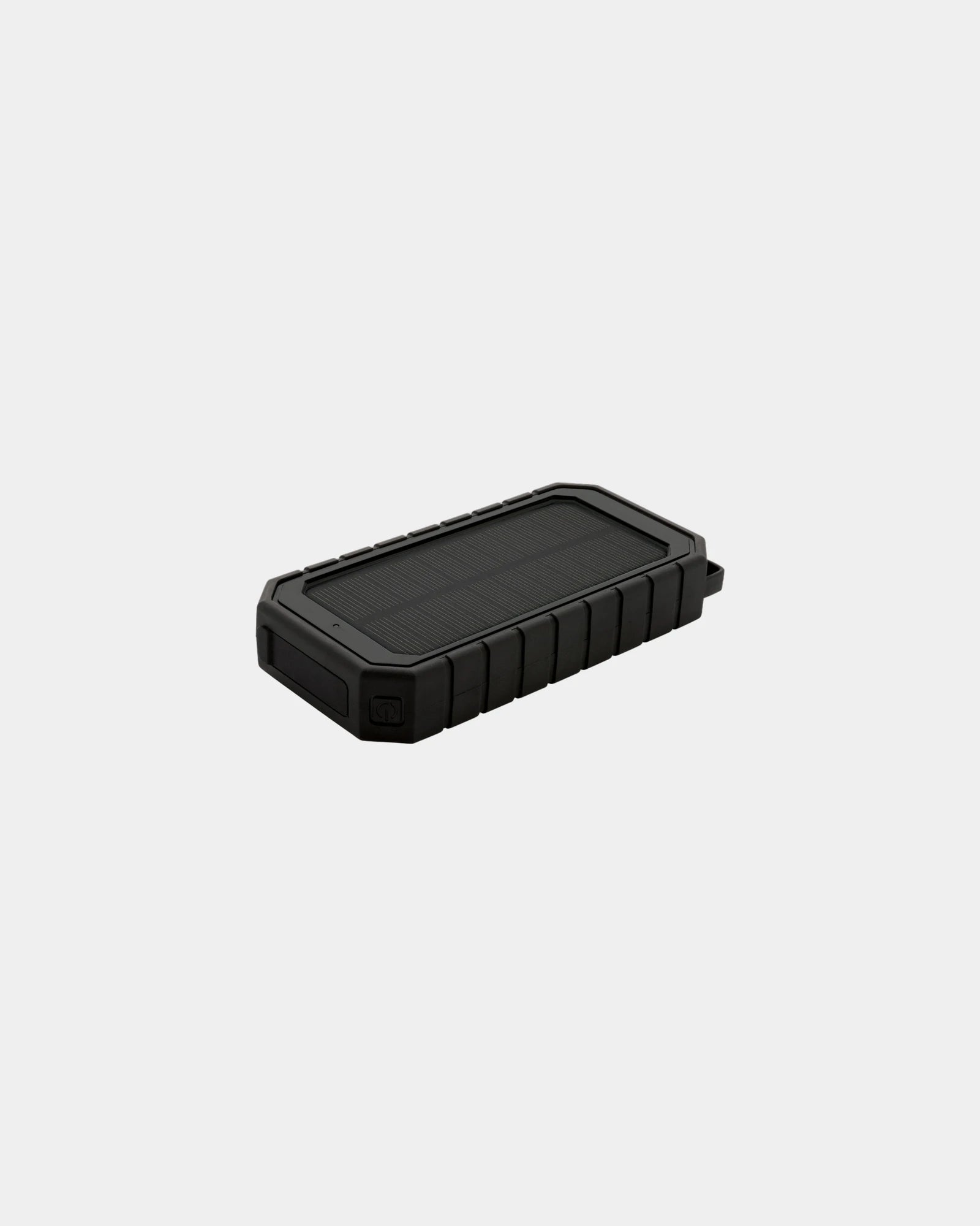 Powerbank solaire 10.000mAh et 10W en plastique recyclé à personnaliser - Noir